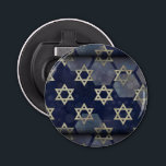 Happy Hanukkah Star of David menorah Dreidel Slipp Bottle Opener<br><div class="desc">Happy Hanukkah Star of David menorah Dreidel SlipperyJoe's artistic Celebration Candles Jewish Hebrew Chanukah gifts decorations Judaism religion</div>