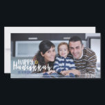 Happy Hanukkah Star of David Photo Card<br><div class="desc">Cute and stylish Happy Hanukkah Star of David Photo Card is perfect for your card sending this holiday season.  Has matching accessories.</div>