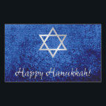 Happy Hanukkah Star of David Sticker<br><div class="desc">Happy Hanukkah with Star of David design.</div>