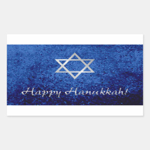 Happy Hanukkah Star of David Sticker