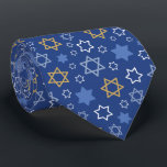 Happy Hanukkah Star of David Tie<br><div class="desc">Happy Hanukkah Star of David Pattern</div>