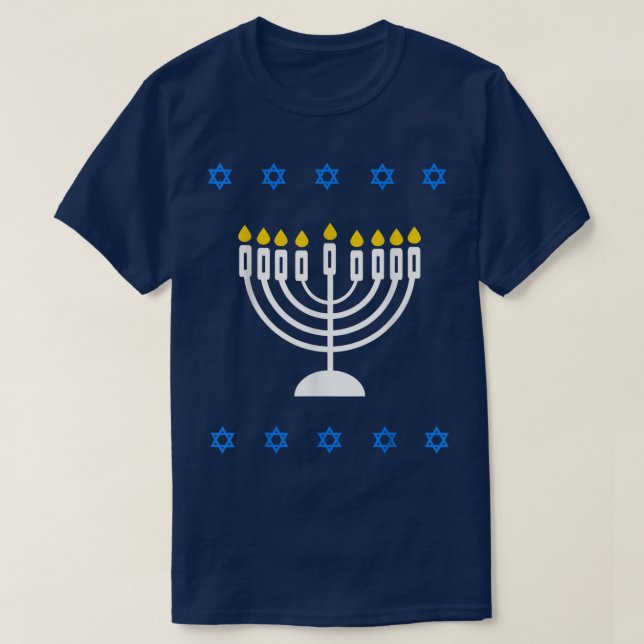 Happy Hanukkah  T-Shirt (Design Front)