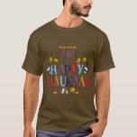 Happy Hanukkah T-Shirt<br><div class="desc">Customize it with your own design, or any of ours.</div>