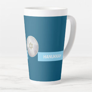 HAPPY HANUKKAH Tall Latte Mug