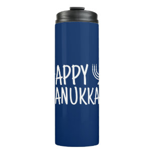 Happy Hanukkah Thermal Tumbler