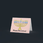 "Happy Hanukkah" Tooth Card<br><div class="desc">A new twist on the ol' menorah!</div>