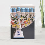 Happy Hanukkah - Vertical Card<br><div class="desc">Photo by ArtByLindaLou 8 days of Hanukkah and an extra candle ( Shamus) to light them</div>