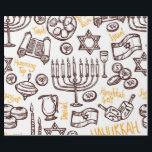Happy Hanukkah Wrapping paper<br><div class="desc">Happy Hanukkah Wrapping paper</div>