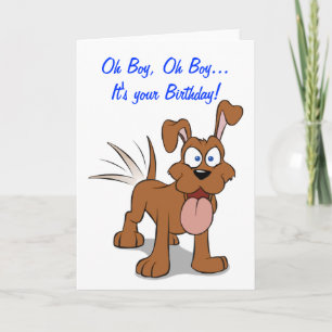 Happy Happy Dog Birthday Card