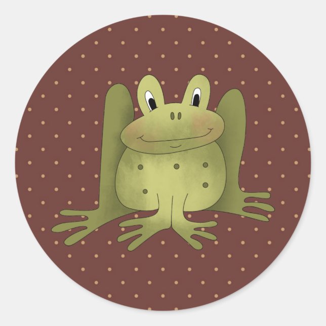 Happy Happy Frog Stickers Fun Stickers (Devant)