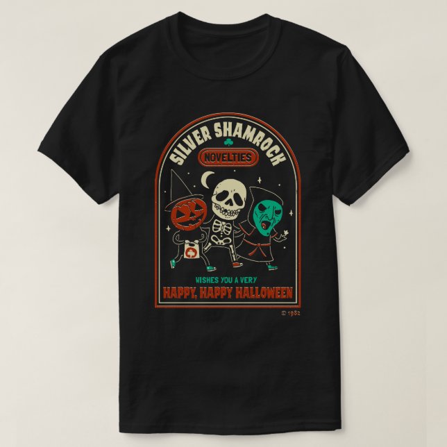Happy Happy Halloween T-Shirt (Design Front)