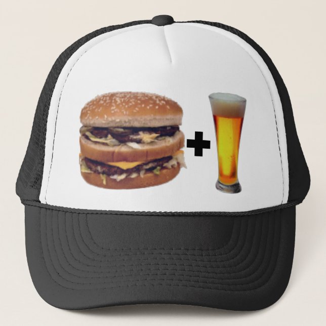 Happy Happy Meal Trucker Hat (Front)