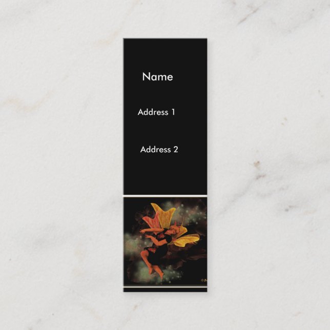 Happy... Happy Mini Business Card (Front)