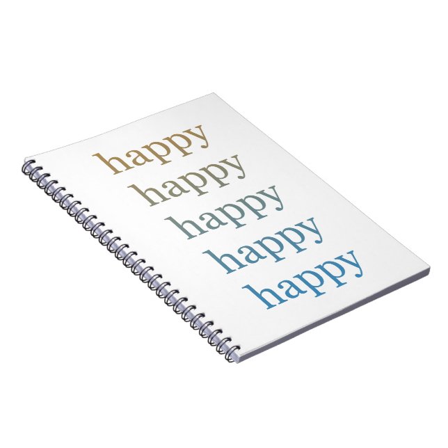 Happy Happy Notebook (Right Side)