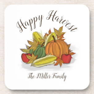 Happy Harvest Beverage Coaster
