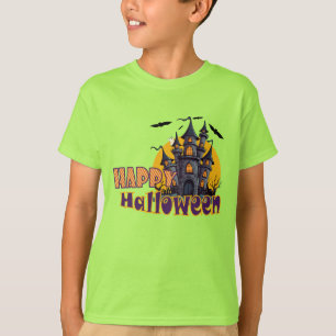 Happy Haunted House Halloween Spooky T-Shirt