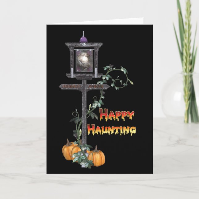 Happy Haunting Card (Front)