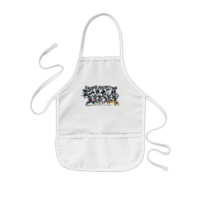 Happy Haunting from Mickey and Friends Kids Apron (Front)