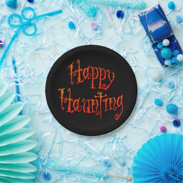 Happy Haunting Paper Plate (Party)