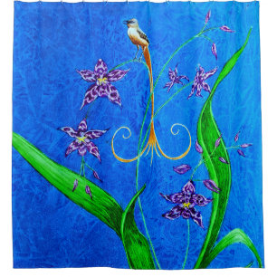 Happy Hawaiian Orchid Bird