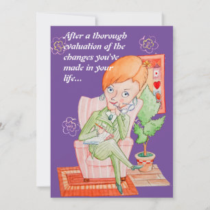 Happy healthy birthday greeting card 