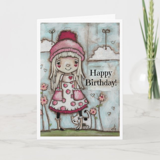 Happy Heart - Birthday Card (Front)