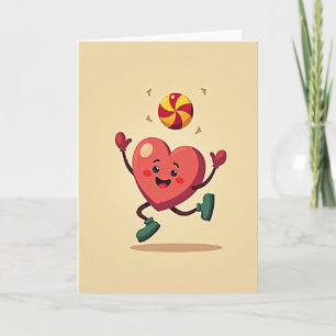 Happy Heart Lollipop Card