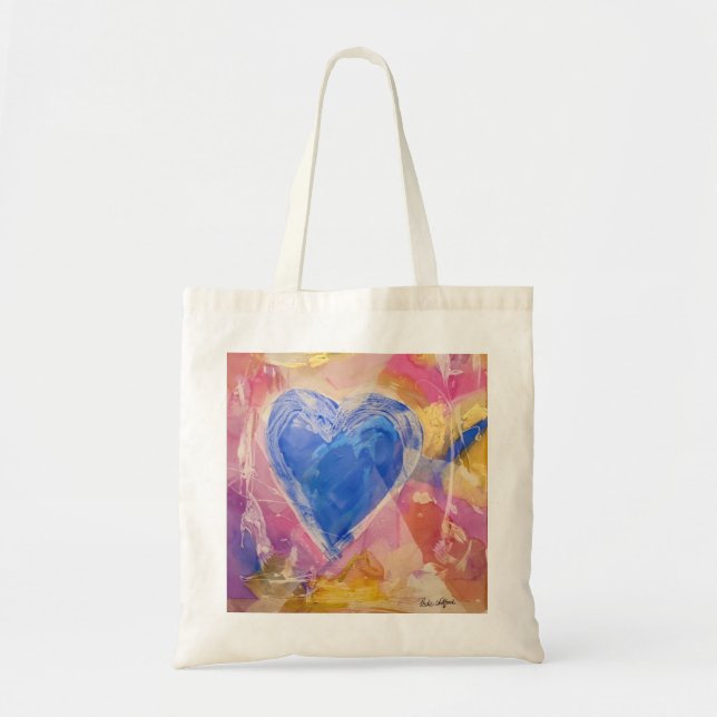 Happy Heart Sac fourre-tout avec art par Pedie Wol (Devant)