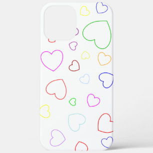 Happy Hearts 1 - Colourful - Cute Girly Case -