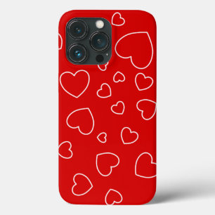 Happy Hearts 3 - Coque rouge-coque iphone Mate