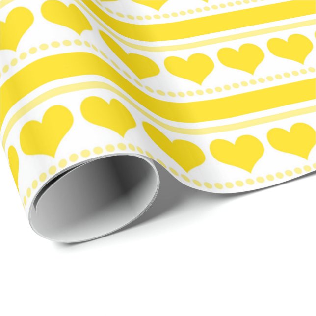 Happy Hearts Wrapping Paper (Roll Corner)
