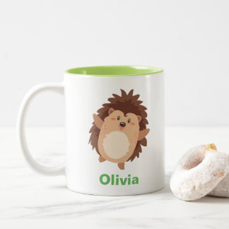 Happy Hedge Hog Personalized Work Mug