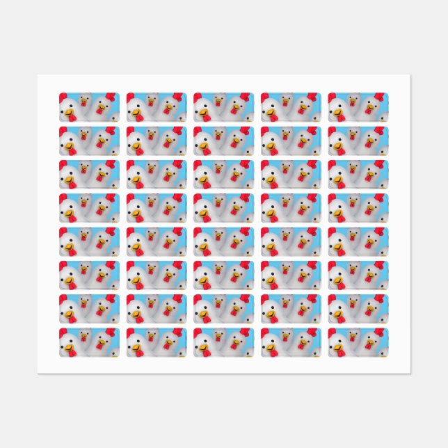 Happy hen clipart (Sheet)