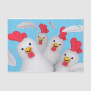 Happy hen clipart tissue paper
