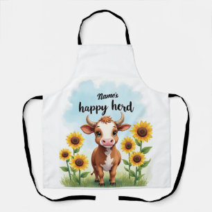 Happy Herd Barnyard Cooking Wear Apron