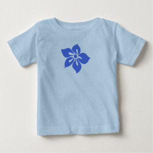 Happy Hibiscus Tropical Floral Baby T-Shirt