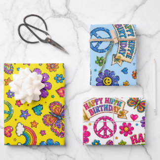 Happy Hippie Birthday different sheets for all
