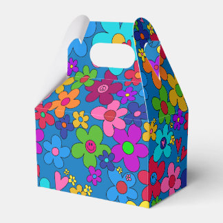 Happy Hippie Daisies Favor Box