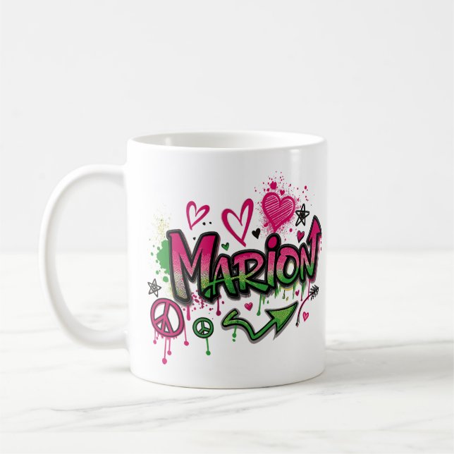 Happy Hippie Marion 2 Coffee Mug (Left)