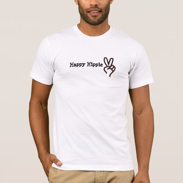 Happy Hippie T-shirt (Front)