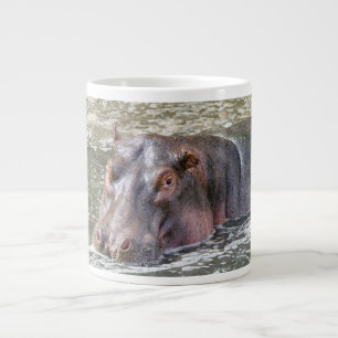 Happy Hippo Large Coffee Mug