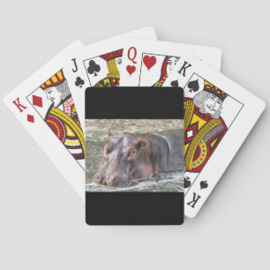 Happy Hippo Playing Cards