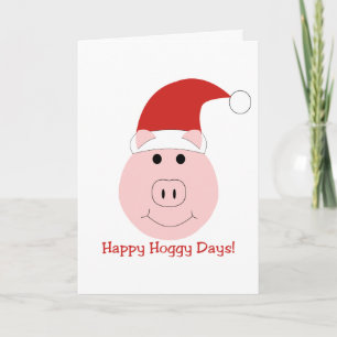 Happy Hoggy Days Christmas cards