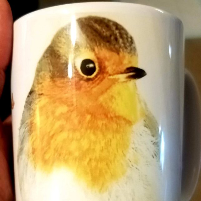 Happy Hoilidays Christmas Bird Coffee Mug (Creator Uploaded)