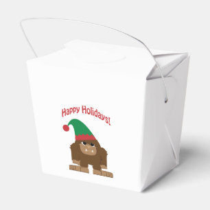 Happy Hokidays! Christmas Bigfoot Favor Box
