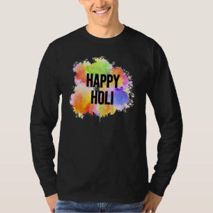Happy Holi 2022 India Colours Spring Festival Hind T-Shirt