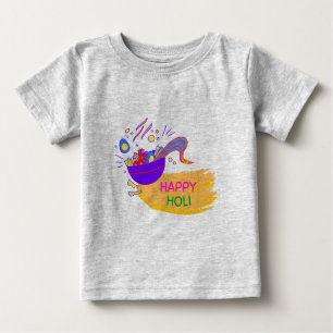"Happy Holi- A Festive Art" Baby T-Shirt