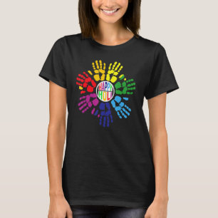 Happy Holi Colorful Hands Print Colors India Dance T-Shirt