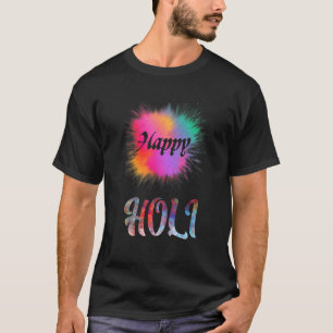 Happy Holi Colourful Colours India Dance Hindu Spr T-Shirt