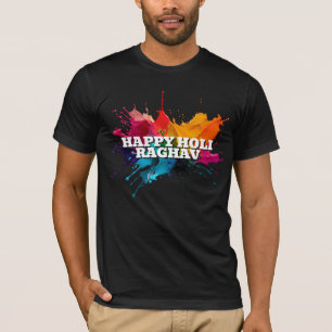 Happy Holi Colourful Splash Celebration of India T-Shirt